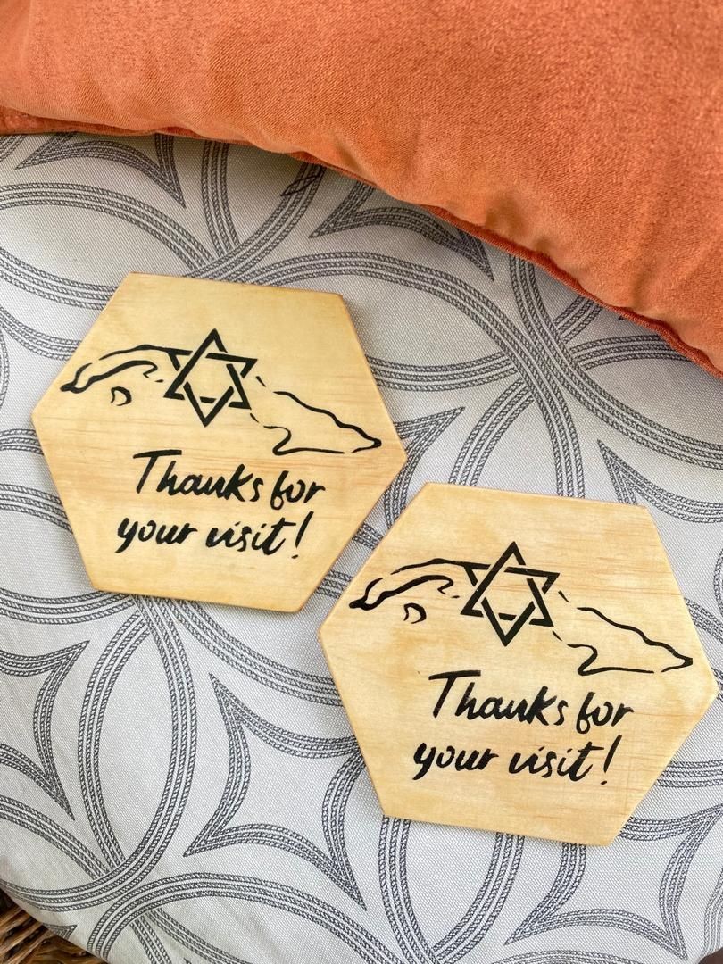 "Thanks for your visit" Coaster